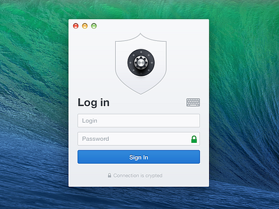 Login Form form login password secure security sign in ui