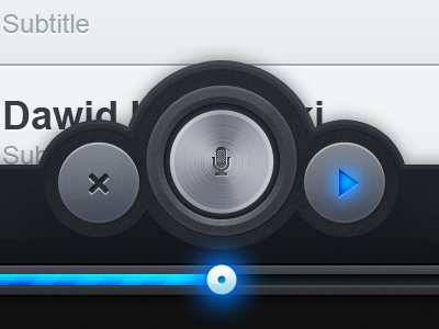Iphone2 app iphone knob player poland progress bar recording ui