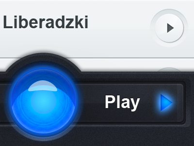 Iphone3 app iphone oko saurona play button player recording ui