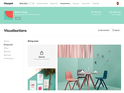 Ui bold color design flat interface ui viz