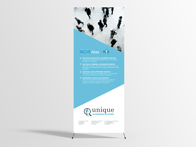 Unique Background Solutions X-Stand Banner