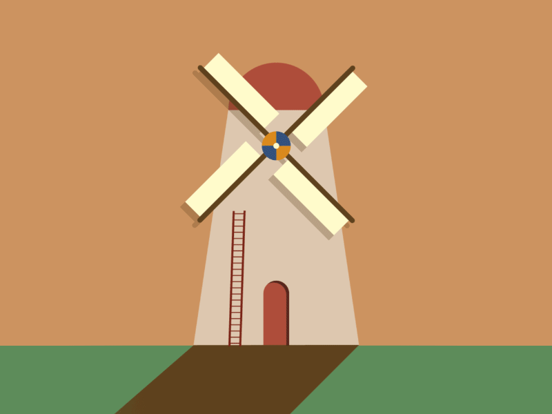 Windmilling after effects animation gif icon illustration learning windmill