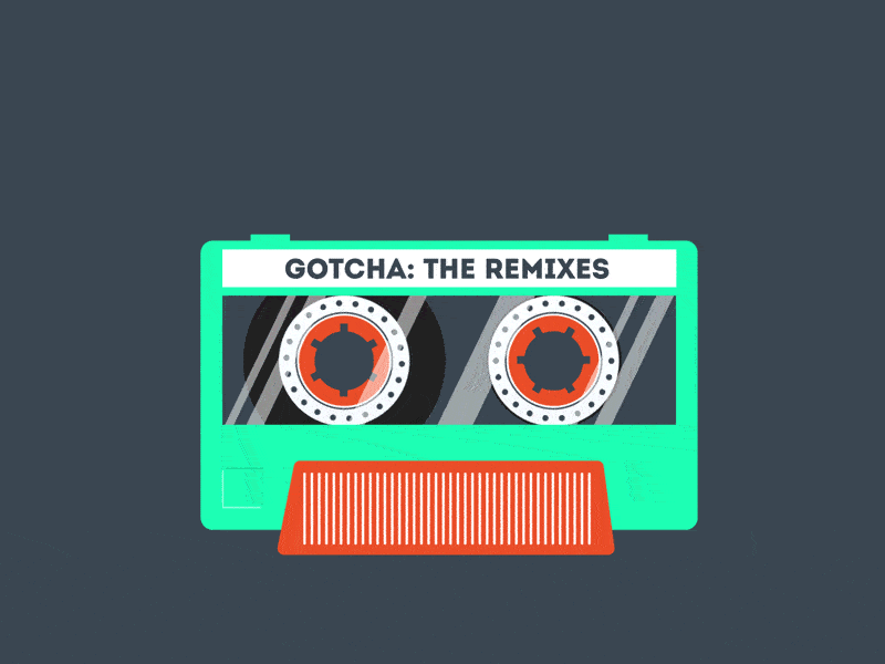 Cassette Tape after effects animation icon illustration motion retro tape