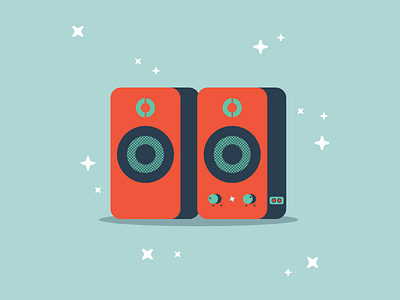 Speakers icon iconography illustration speaker vector