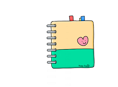 📝 cute diary paper write 📝