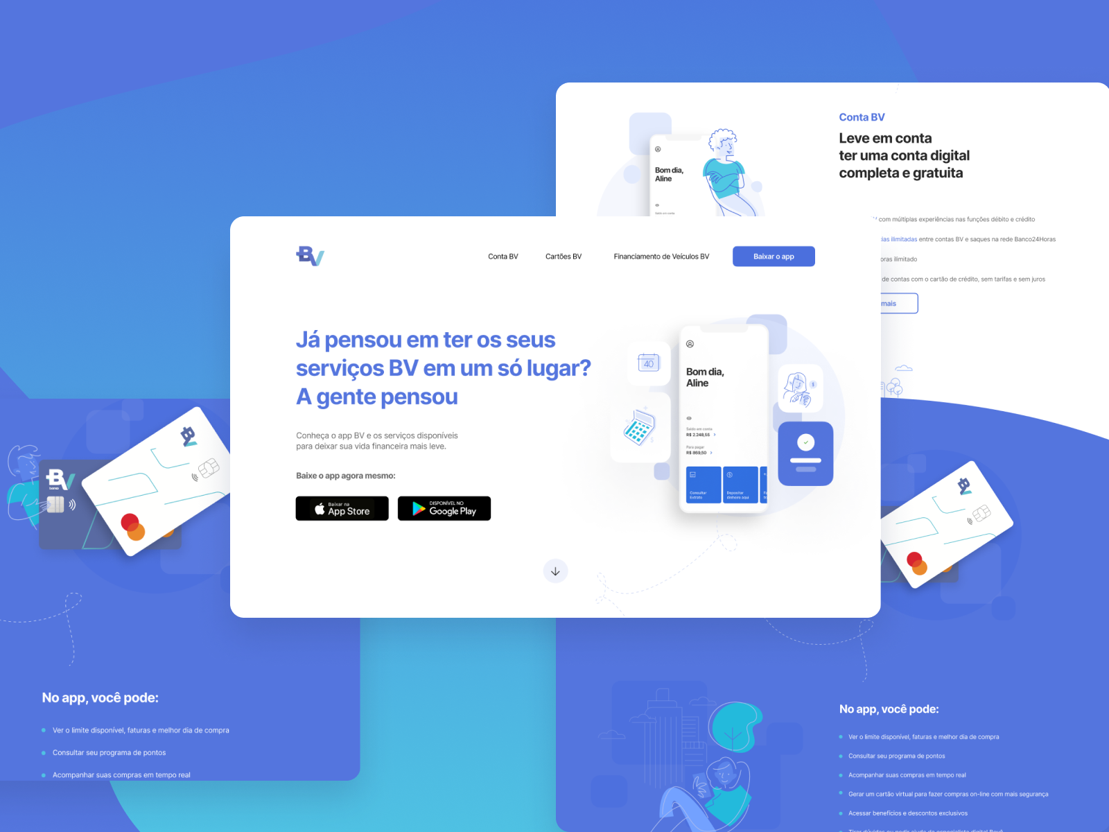 Digital bank | Landing Page by Kainã Oliveira on Dribbble