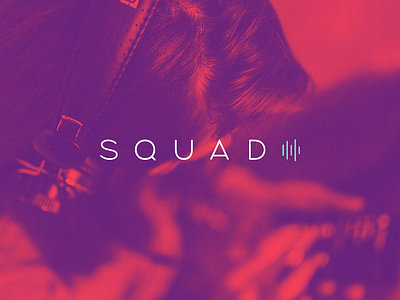 Squad - Branding art direction branding color concept creative design icon logo logo design logotype music rebranding redesign song sound soundwave squad typography vector