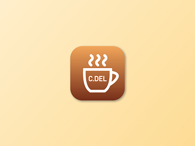 Daily UI 005 - App Icon (Coffee Delivery) app coffee coffeedelivery daily 100 challenge dailyui005 illustration ui