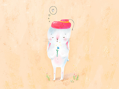 Bunny animal bunny childish cute illustration