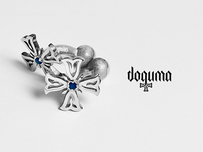 DOGUMA - jewelry branding fashion graphic design jewelry logo