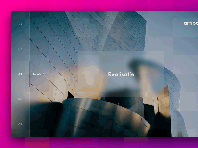 Architect website animation