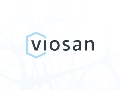 Viosan Logo brand branding cell clean comfort health logo minimal shield sleep supplements