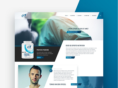 Sport nutrition website design ecommerce fitness gradient nutrition science sport ui ux web website