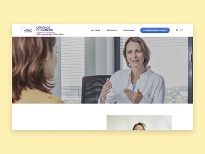 Animation usine à sites - Institut National du Cancer branding design desktop elements figma homepage interface principle prototype responsive responsive website typography ui ux visual identity website