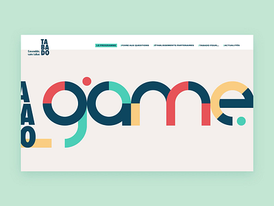 💻• Homepage • Tabado Games animation branding design desktop elements figma games homepage interface mobile principle tabac typogaphy ui ux website