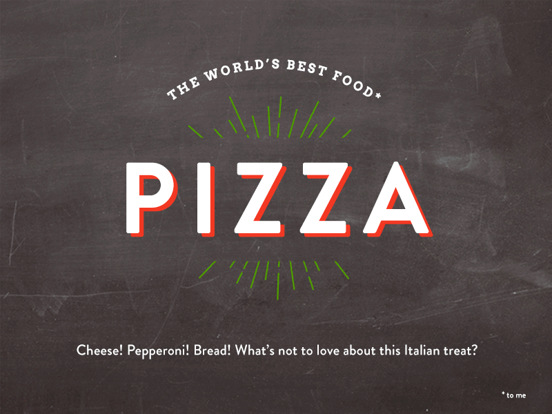 Infographic - Pizza Pizza!