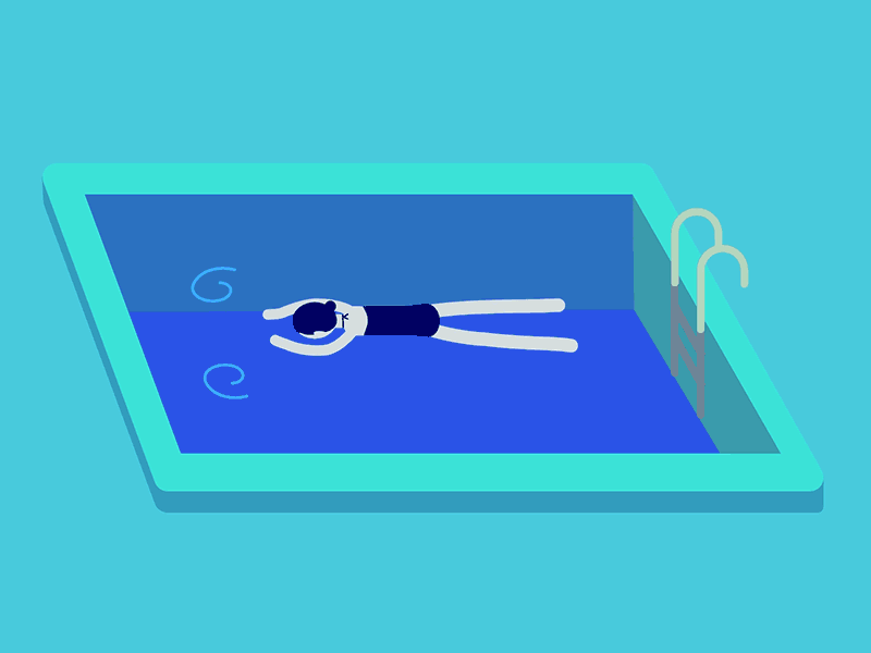 Swim in a personal pool swimming