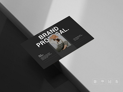 Brand Proposal Template #2 app branding design graphic design illustration logo typography ui ux vector