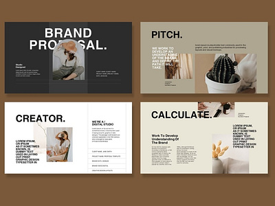 Brand Proposal Template #4