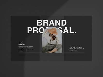 Brand Proposal Template #5 app branding design graphic design illustration logo typography ui ux vector