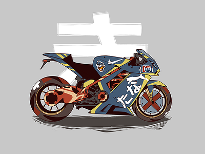 Racing Motorcycle animation car color illustration mexico motorcycle vehicle
