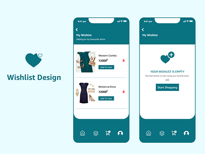Wishlist Design UI
