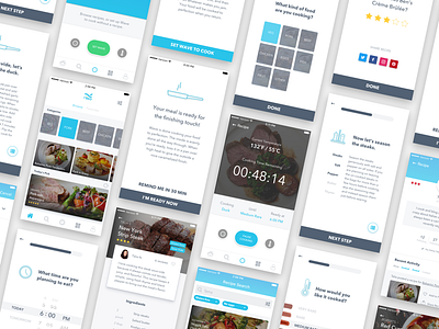 Project Overview: Sous-Vide Recipe App cooking cooking app internet of things ios iot product design recipe user experience ux