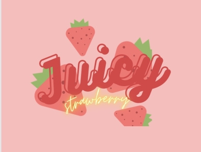 Juicy branding design graphic design illustration