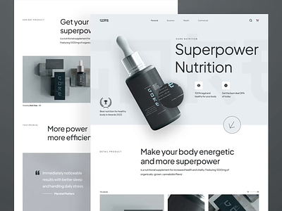 Gore - Product Landing Page Animation animation bayu keren branding clean digital marketing graphic design minimalist motion graphics product rebound smooth ui uianimation user exprerience user interface