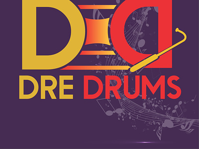 Dre Drum logo graphics graphics design logo