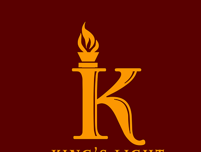 King's light logo graphics design logo