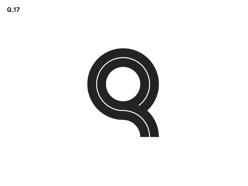 Animated Q animated q animated type animation lettering logo q type