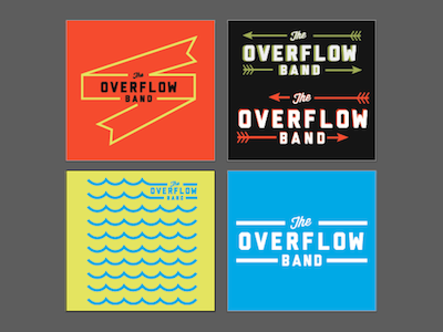 Overflow band logo shirt t shirt