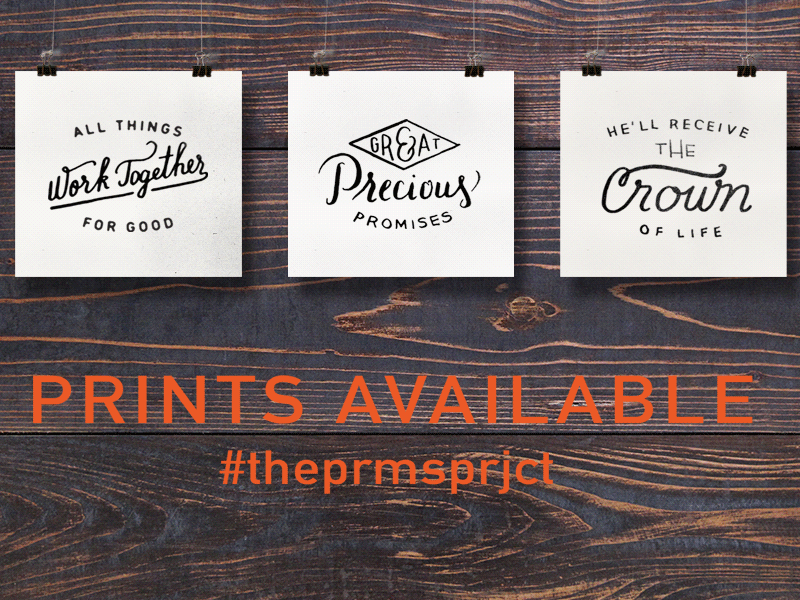 PRINTS available #theprmsprjct etsy hand drawn lettering prints theprmsprcjt tumblr typography