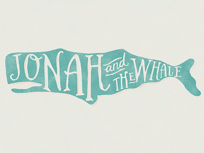 Jonah bible niniveh poster series sermon typograpy whale
