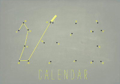 Connect the Dots Calendar [schoolproject]