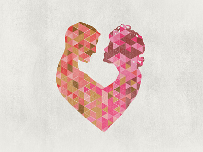 Love Actually 2.0 couple illustration isometric love triangles valentine