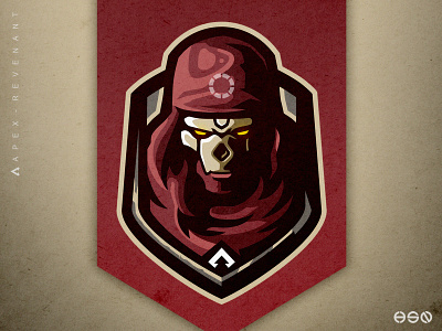 Apex Legends Revenant's Badge Logo Design