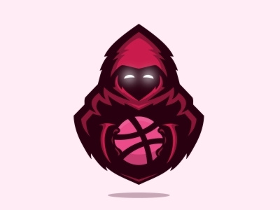 HELLO DRIBBBLE !! debuts fun illustration mascot reaper