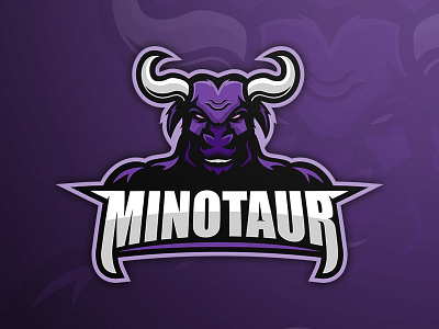 MINOTAUR ESports Mascot Logo! esports game gaming logo logodesign mascot minotaur team logo
