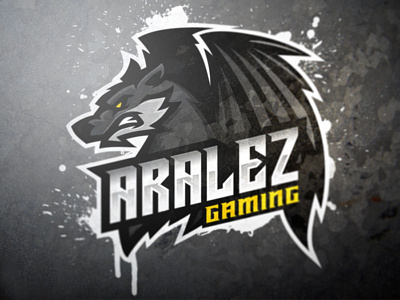 ARALEZ Mascot Logo design esports game gaming gaming logo logodesign mascot mythology team logo wolf