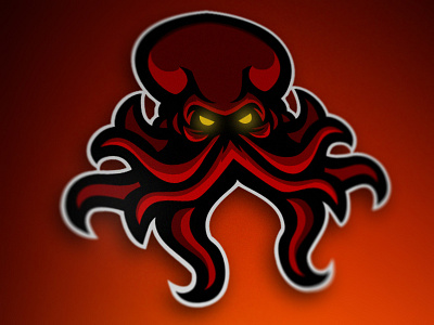Cthulhu / Kraken Mascot bold branding esports gaming logo illustration logo mascot team logo