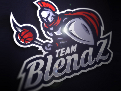 Team Blendz black bold branding esports illustration logo mascot sports strong yellow