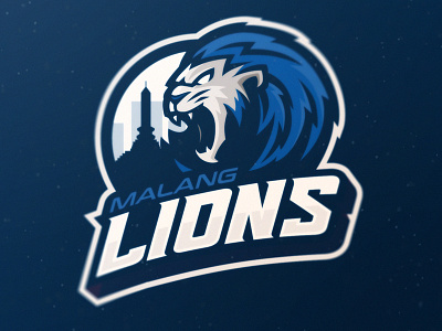 MALANG LIONS bold branding gaming gaming logo illustration logo sports sports logo sportslogo vector