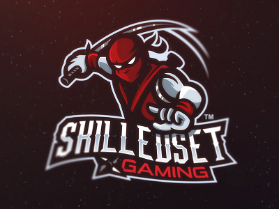 SkilledSet Gaming bold branding cool esports gaming gaming logo illustration logo sportslogo vector