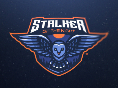 NIGHT STALKER bold branding cool esports gaming gaming logo illustration logo spooky sportslogo vector