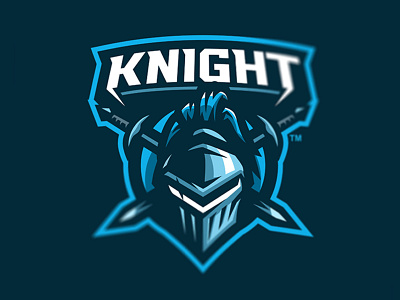 KNIGHT bold branding cool esports gaming gaming logo illustration logo logo designer overwatch sportslogo vector