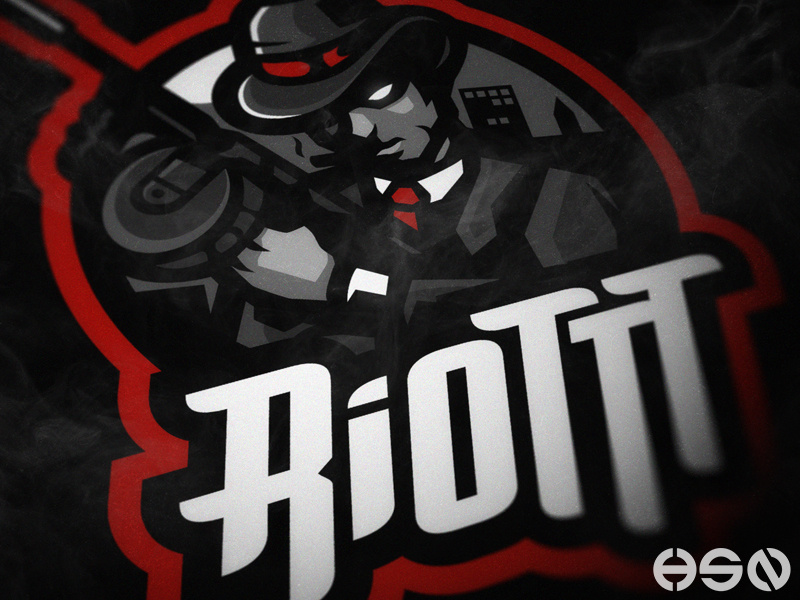 RiOTTT twitch games game overwatch logodesign vector gamers strong team logo mascot sportslogo gaming gaming logo logo illustration branding bold esports