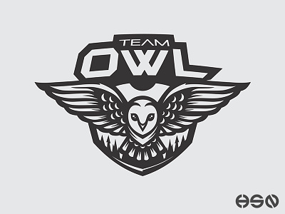 Team OWL bold branding cool esports game gamers gaming gaming logo illustration logo logodesign mascot overwatch sports sportslogo streamers strong team logo twitch vector