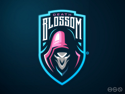 Hangzhou Spark's Reaper bold branding esports game gamers games gaming gaming logo illustration logo logodesign mascot overwatch sports logo sportslogo streamers strong team logo twitch vector